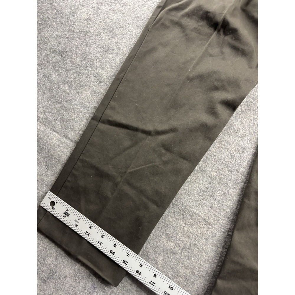 VTG Lands' End Womens 6R (26x31) Brown Pleated Dress Pants USA Old Money Classy - Picture 5 of 9